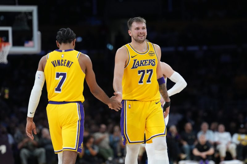 Luka Doncic drops 49 points in Lakers’ first win of season Luka Doncic drops 49 points in Lakers’ first win of season