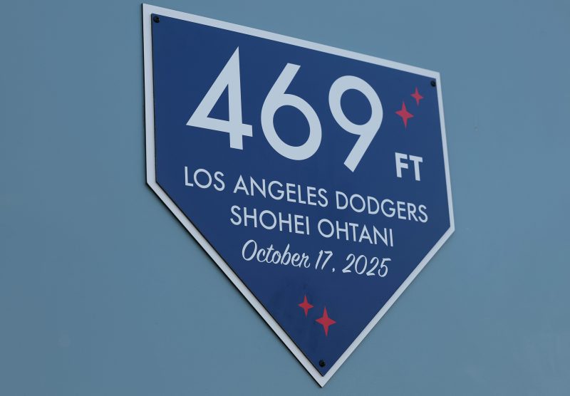 Dodger Stadium put up a plaque for a Shohei Ohtani home run. Here’s why. Dodger Stadium put up a plaque for a Shohei Ohtani home run. Here’s why.